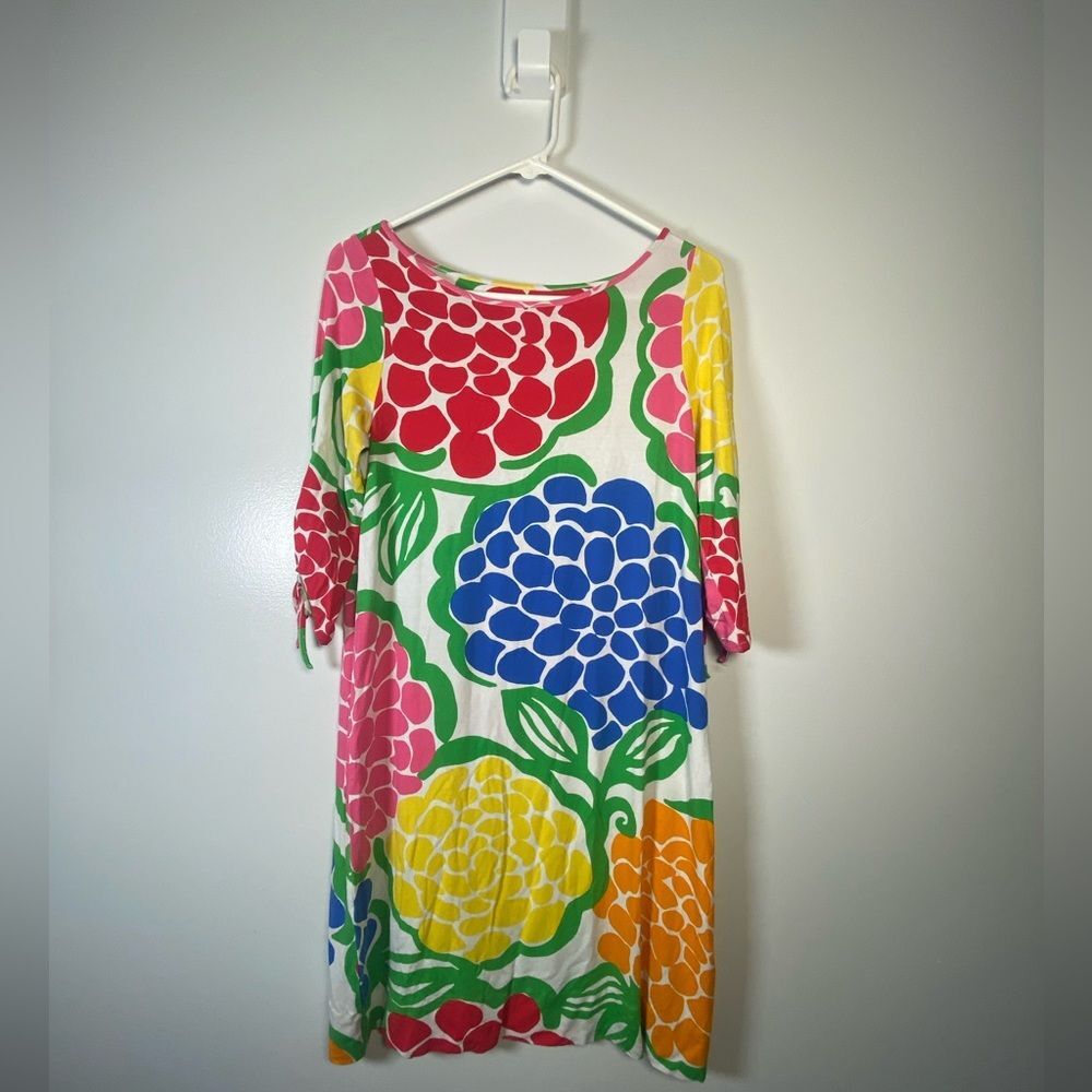 Lilly Pulitzer Vibrant Floral Long Sleeve Dress - Picture 6 of 6